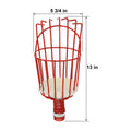 Fruit Picker 260cm Adjustable Deep Basket Convenient Harvesting Fruit Collector Catcher Apple Peach Picking Garden Tools