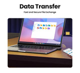 USB Bluetooth Adapter, Bluetooth 6.0 Dongle for PC Windows 11/10/8.1, Bluetooth Receiver & Transmitter for Keyboard/Mouse
