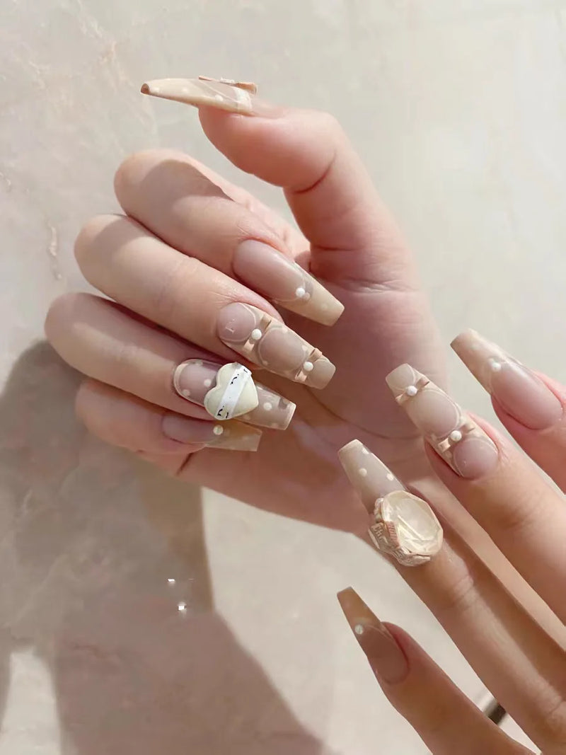 1Pc Skirt Lace Heart  3D Acrylic Mold Nail Art Decorations  DIY Design Silicone Decorated  Nail Art Templates Nails  Mold