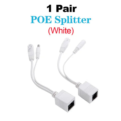 POE Splitter for IP Camera, Power Module, Passive Power Over Ethernet Adapter Cable, RJ45 Injector, 12-48V 