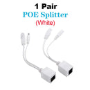 Divisor POE para cámara IP, módulo de alimentación, cable adaptador de alimentación pasiva por Ethernet (PAE), inyector RJ45, 12-48 V 