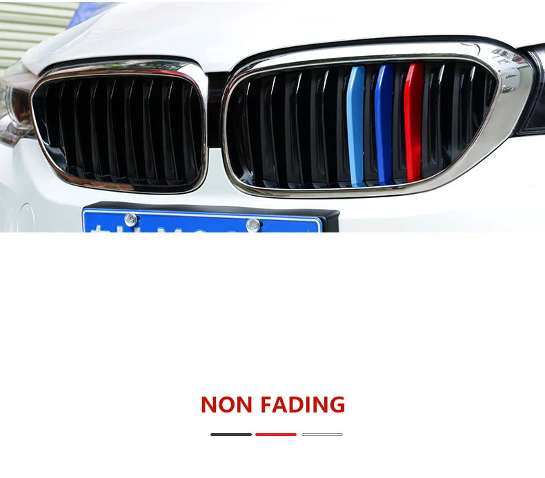 3pcs/lot Car Grille Network Decor Trims Grill Sticker for BMW E46 F30 E90 3 Series Car Style BMW Grille Sticker BMW Accessories