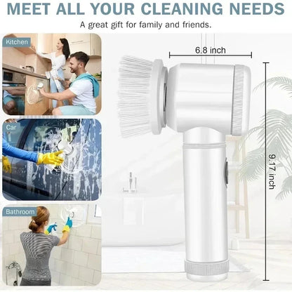 Cepillo eléctrico Xiaomi MIJIA para limpieza de baño con 5 cabezales reemplazables.