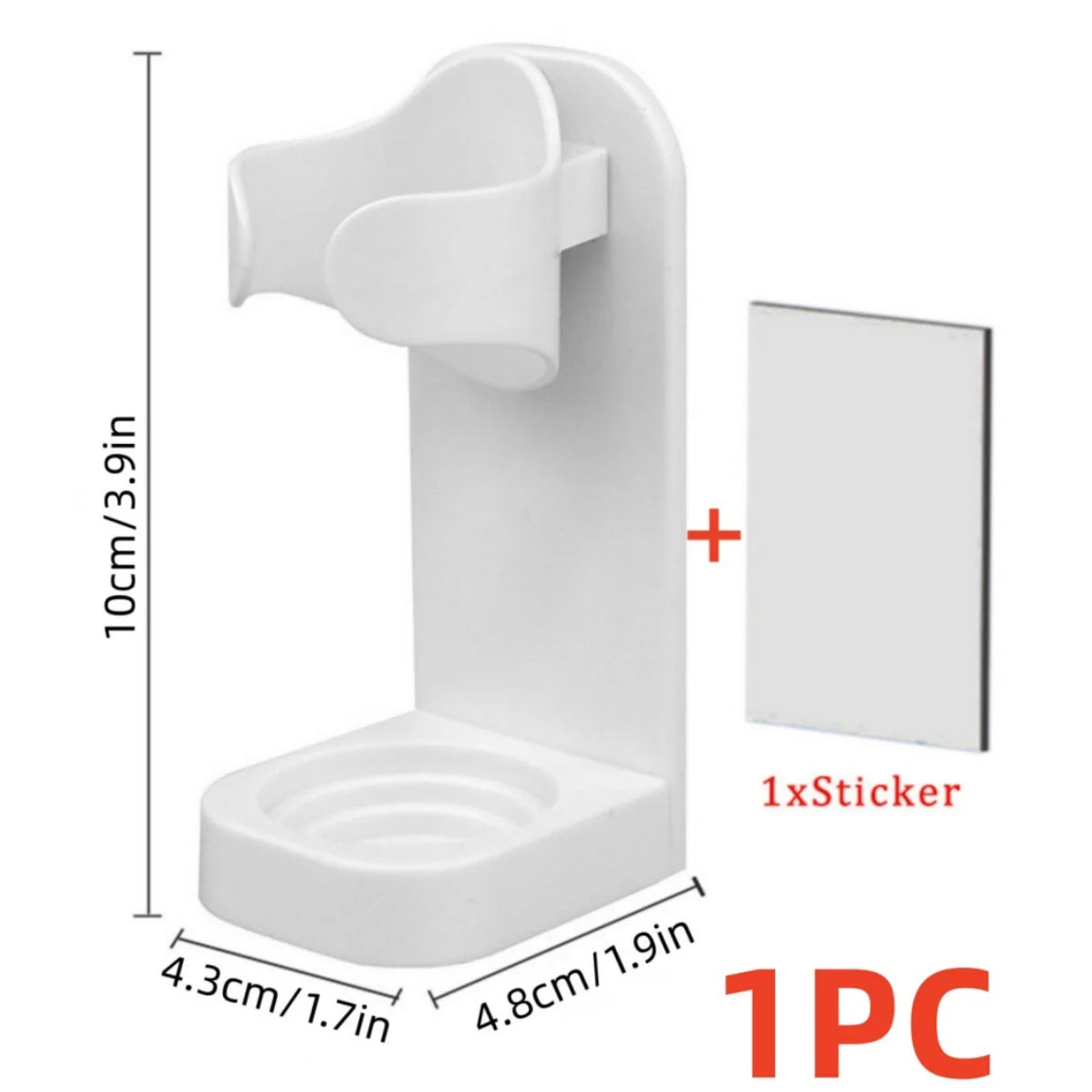 1-4PCS Electric Toothbrush Wall-Mounted Holder Space Saving No Punching Bathroom Accessories Toothbrush Stand Rack Organizer