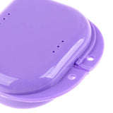 Denture Storage Box Dental Retainer Orthodontic Mouth Guard Container Plastic Oral Hygiene Supplies Tray Dental Appliance Case