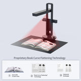 CZUR Aura Pro Portable Book Scanner Document Max A3 Size with Smart OCR Led Table Desk Lamp for Family Home Office