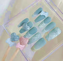 1Pc Skirt Lace Heart  3D Acrylic Mold Nail Art Decorations  DIY Design Silicone Decorated  Nail Art Templates Nails  Mold