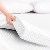 REAL CONFORT Topper 100% Authentic High Density Viscoelastic Mattress, breathable and washable cover, anti-allergic, designed for maximum comfort and stability with non-slip straps, made in Spain for better sleep quality.