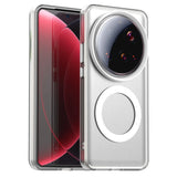 Matte Clear Magnetic Wireless Charge Magsafe Case For Xiaomi 15 Ultra 14T Pro Civi4 Military Armor Shockproof Candy Color Cover