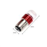 1/2pcs Strobe Car Turn Signal Light Motorcycle Tail Brake Light Flashing Lamp LED Warning Light Bulb Red Blinker Rear Taillight