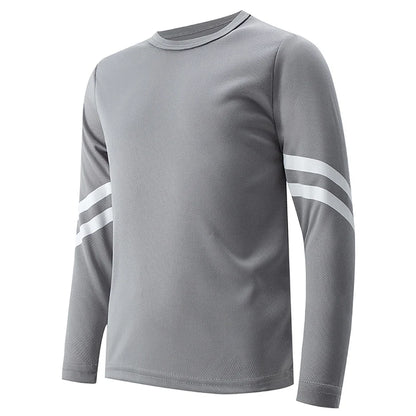 Children's quick-drying sports long sleeve T-shirt comfortable and fashionable sports running basketball football cycling T-shir