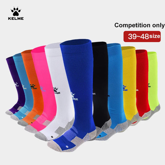 KELME Sport Socks Men Soccer Socks Anti-Slip Football Socks Cotton Stockings Good Quality Breathable Male K15Z908