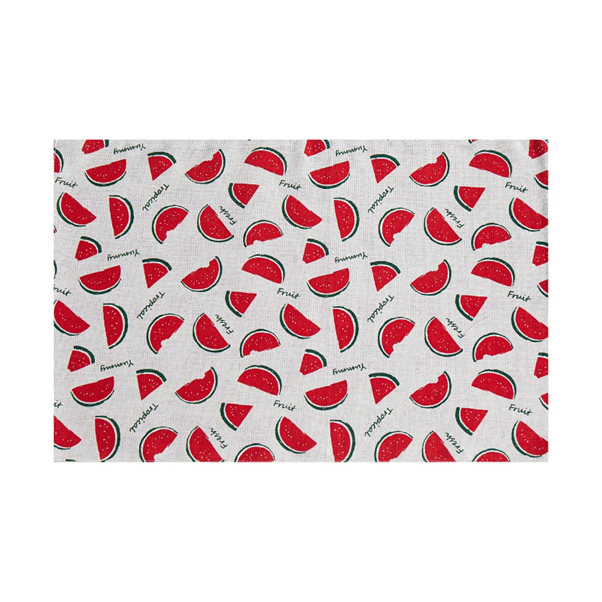 4 Pcs/Set Simple Tableware Mat Rectangle Individual Placemats Heat Insulation Dining Table Mat Table Decoration And Accessories
