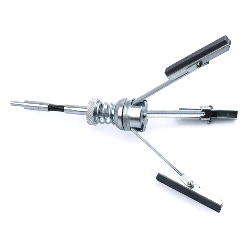 Lijadora de cilindros de tres mordazas, rectificadora de diámetro interior de acero, herramienta de bruñido de cilindros de freno de motor de automóvil, bruñidor de eje flexible de 19-64 mm