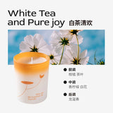 Aromatic Jar Candles for Room Decor, Ebony Sandalwood Scented Candle, Guest Gift Souvenir Candles