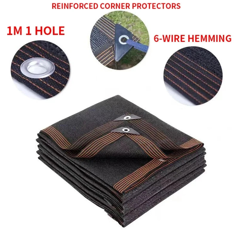 Multiple color outdoor garden sunshade net, terrace sunshade net, camping sunshade net, UV protection, HDPE sunscreen cloth, sun