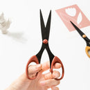 Color Scissor Stainless Steel Blade Safe Design Paper Cutting Scissors for Fine Art Diary Album Craft Office School Supplies