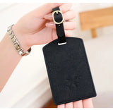 Fashionable new PU luggage tag, boarding pass for overseas travel, luggage tag, anti-loss name card, luggage tag