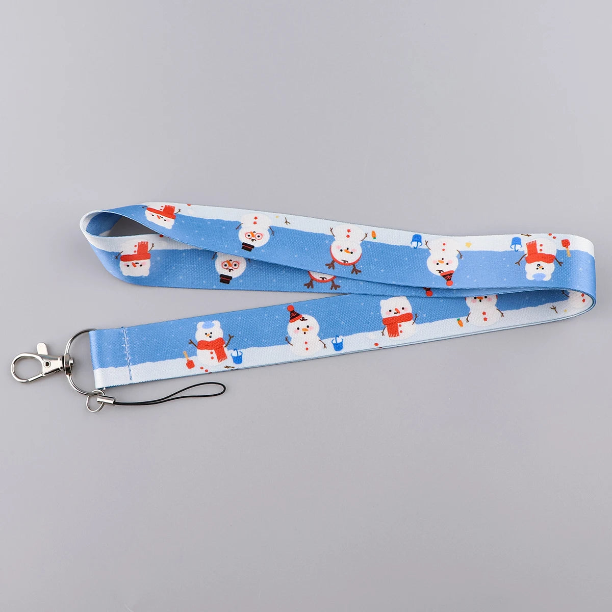 Christmas Lanyard Santa Claus Neck Strap for Key ID Card Cellphone Straps Badge Holder DIY Hanging Rope Neckband Accessories