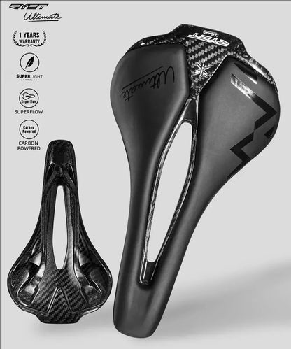 RYET Bicycle Saddle Ultralight Racing Bike Full Carbon Bike Seating Saddles 115g 7x9mm Road Sports Cushion Cycling Accessories