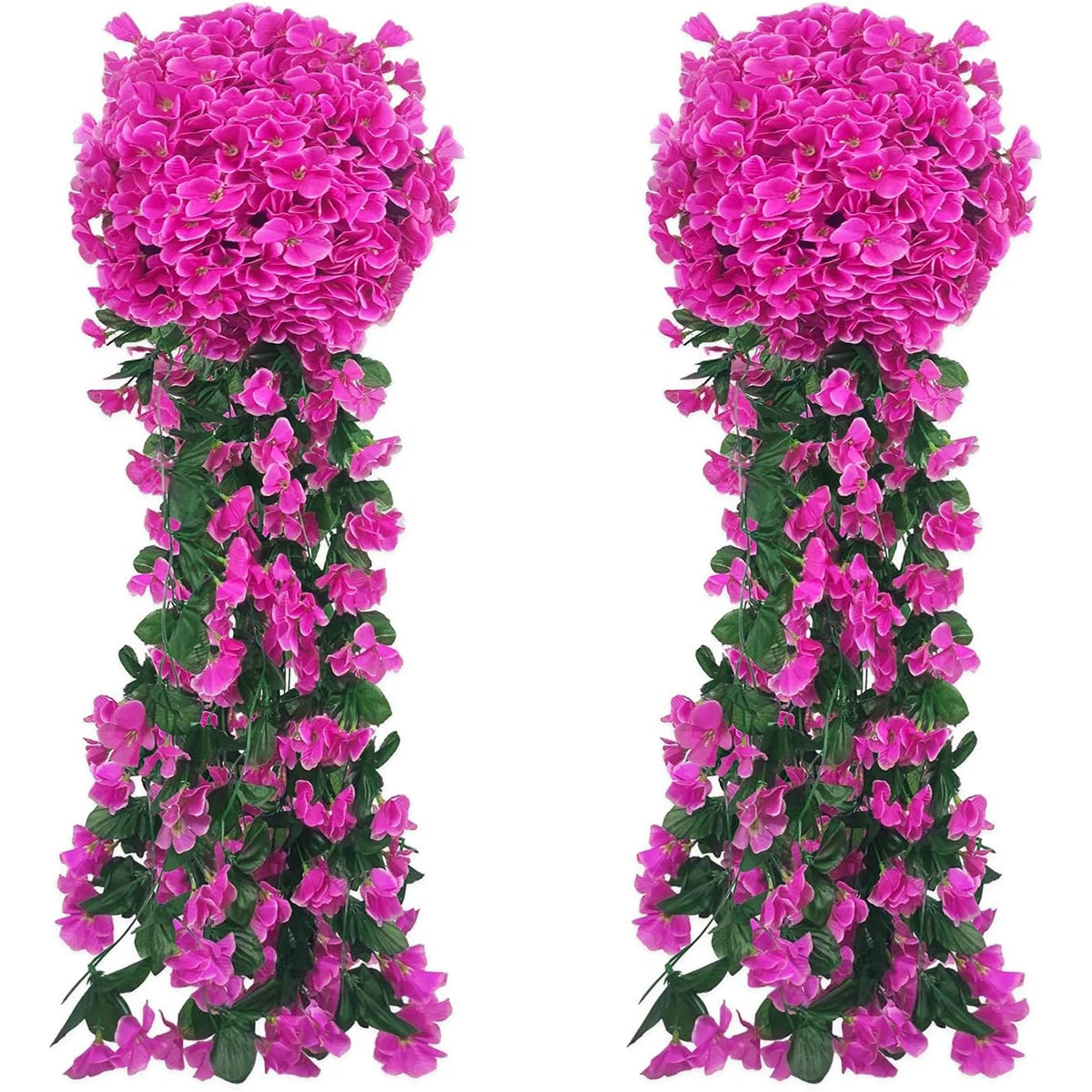 Artificial Flower Silk Violet Wall Hanging Wedding Scene Decor Home Potting Outdoor Garden Party Festival parts diy gift Hotsale