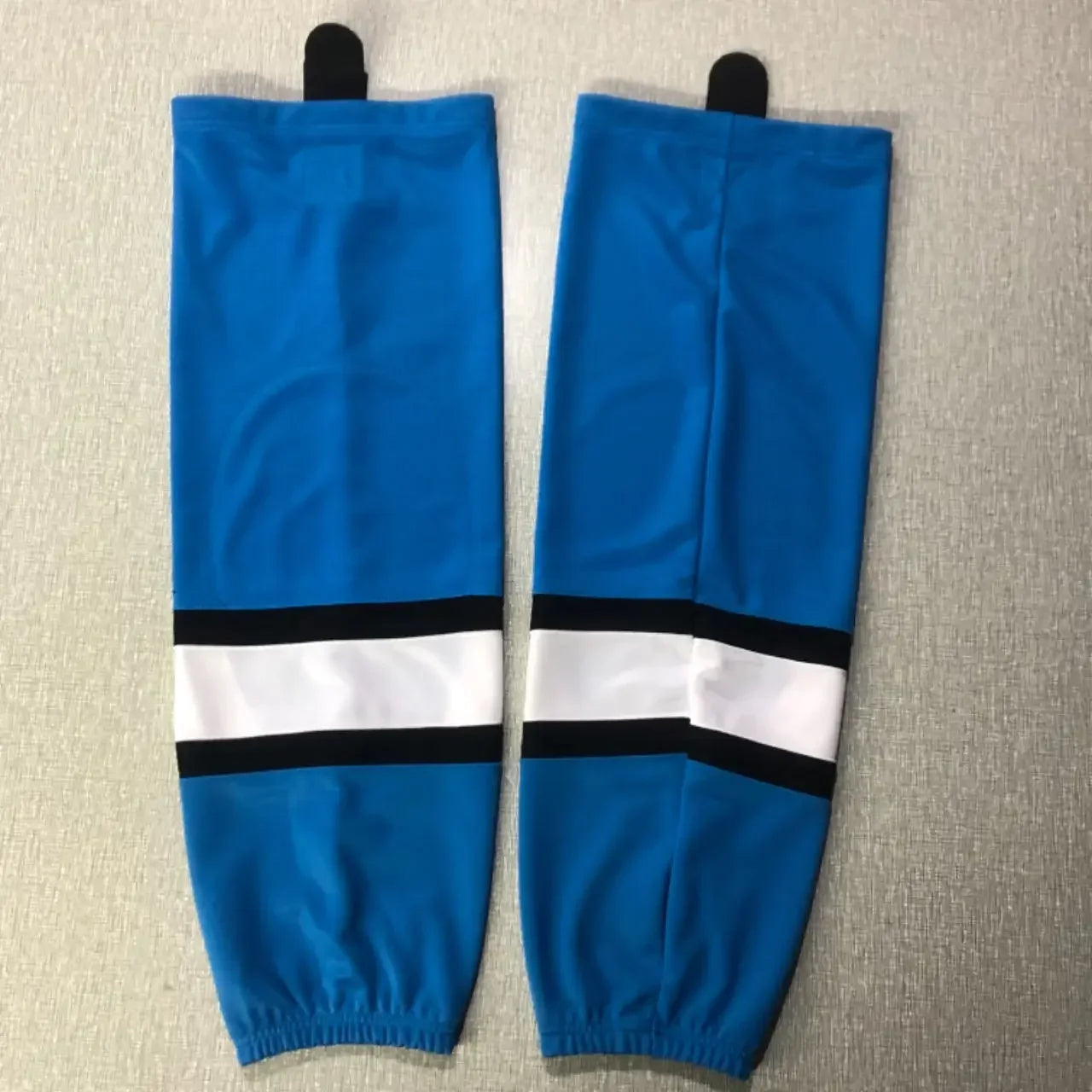 1 Pair Multiple Colors Knit Ice Hockey Socks 100% Polyester Team Training Socks Practice Socks Hockey Equipment Sports Sock