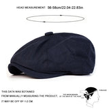 Unisex Retro Herringbone Newsboy Caps Men British Painters Hats Spring and Autumn Berets Hip Hop Berets