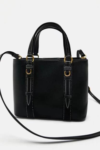 Bolso de diseñador de lujo para mujer, de piel sintética suave, tipo cubo, de alta calidad, tipo bandolera