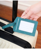 Fashionable new PU luggage tag, boarding pass for overseas travel, luggage tag, anti-loss name card, luggage tag