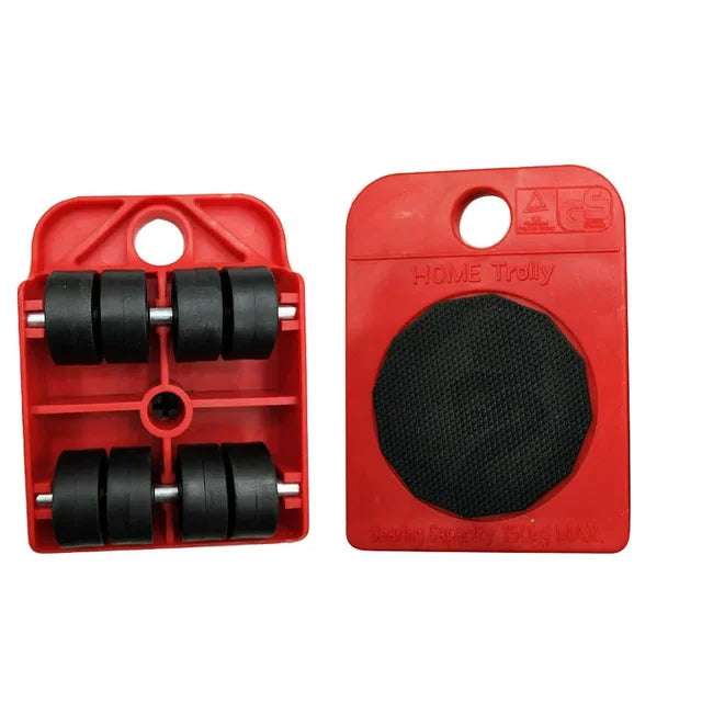 Mobiliário Movendo Transporte Roller Set, Levantamento Conjunto De Ferramentas, Barra De Roda Mover, Dispositivo De Coisas Pesadas, Remoção De Mão