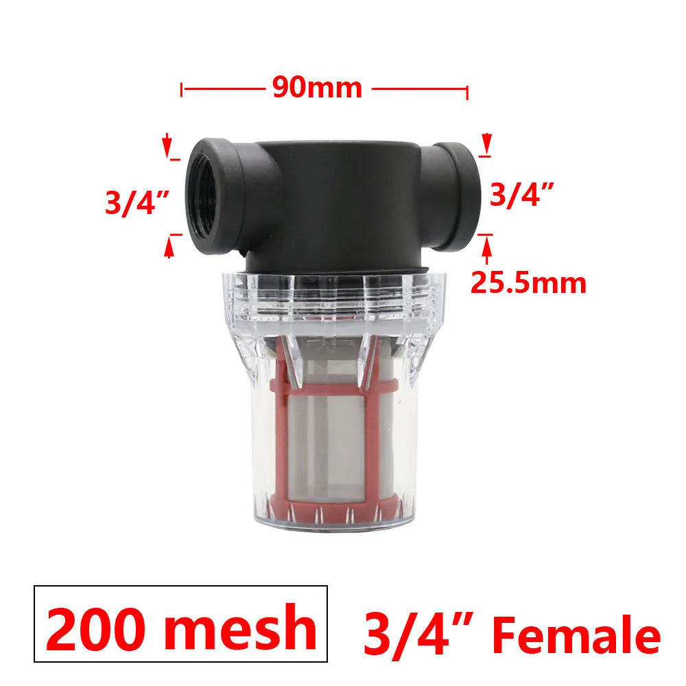 1/2 3/4 1 Inch Watering Filter For IBC Tank Tap Adapter S60 Ton Barrel Joint Garden Irrigation Aquarium Pump Water Gun Strainer