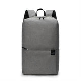 Portable Large Capacity Small Backpack Solid Color Waterproof Travel Bag Multiple Pockets Unisex School Bags Travel