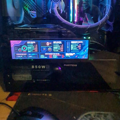 3/5/8.8inch IPS USB Secondary Screen HD-MI Computer CPU GPU RAM HDD SSD Monitor USB Sub Display 480X1920 For Raspberry Pi Linux