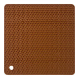 18cm Square Silicone Mat Heat Resistant Potholder Dining Table Placemat Non-slip Pot Holder Cup Coaster Kitchen Accessories