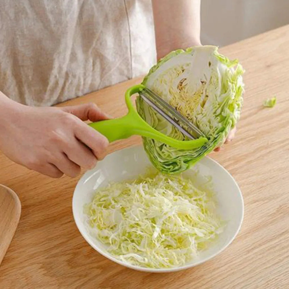Cortador de col, cortador de verduras, rallador de col, cortador de patatas para ensalada, triturador de melón, zanahoria y pepino, utensilios de cocina para el hogar.