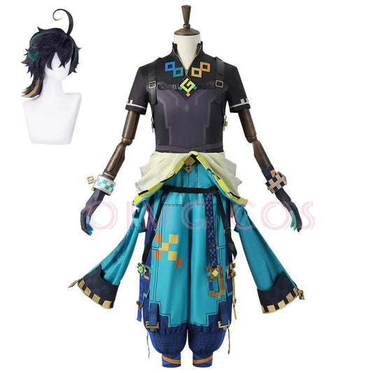 Genshin Impact Kinich Cosplay Costume Adult Carnival Uniform  Anime Halloween Party Costumes Masquerade Women Game