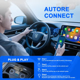 Wireless 2IN1 CarPlay Android Auto Wireless Supermini Box Adapter Plug And Play Dongle Bluetooth WiFi Fast Connect