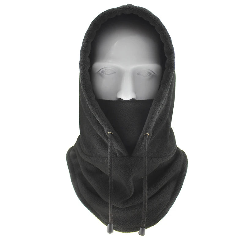 Winter Windproof Hiking Caps Men Warm Thermal Fleece Balaclava Face Beanies Ski Bike Motorcycle Neck Warmer Helmet Hat