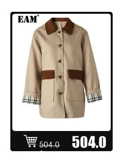 EAM - Minifalda negra con cinturón y pedrería irregular, cintura alta, para mujer, tendencia de moda, primavera otoño 2025, JY75801