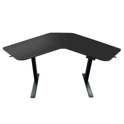 Mesa em pé ajustável em altura, em forma de L, Mesa elétrica para Estudo, Esports, Em pé, Canto, Computador, Casa, Escritório, Sit Stand