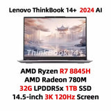 [New arrivals!!!] Lenovo ThinkBook 14+ 2025 Laptop R7 350 860M / R7 H 260 32G 1TB SSD 14.5'' 3K 120Hz Compact Office Notebook