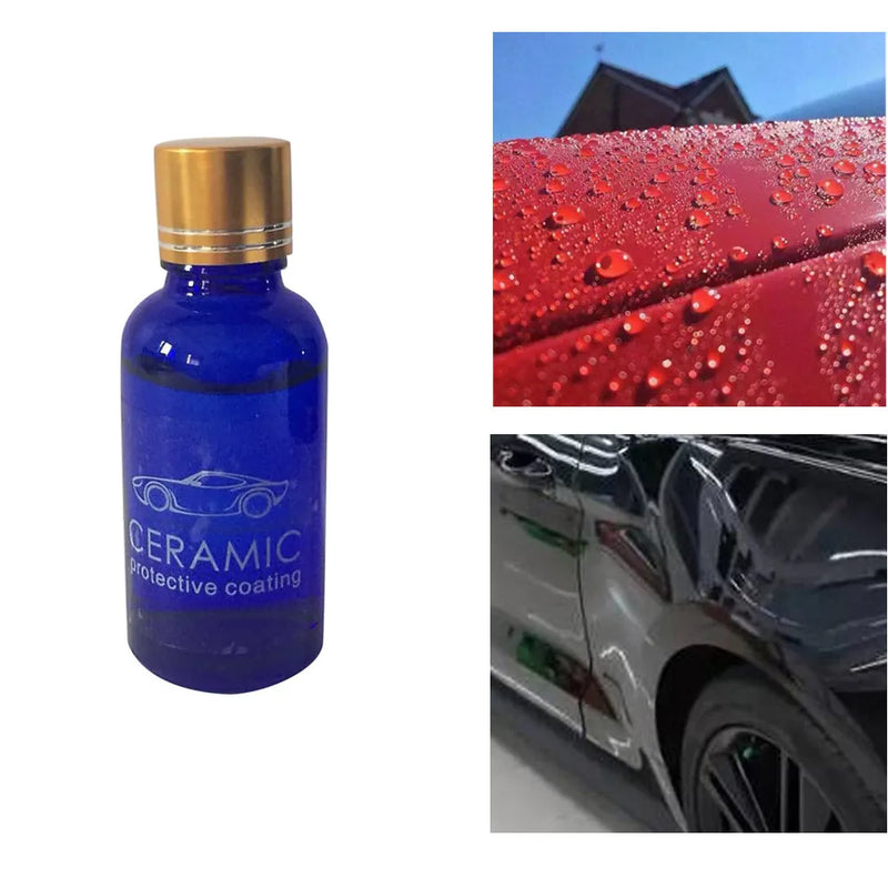 1 unidad de 30 ml de productos de limpieza para automóviles, 9 h de oxidación, capa cerámica líquida, revestimiento de vidrio superhidrofóbico, suministros para automóviles.