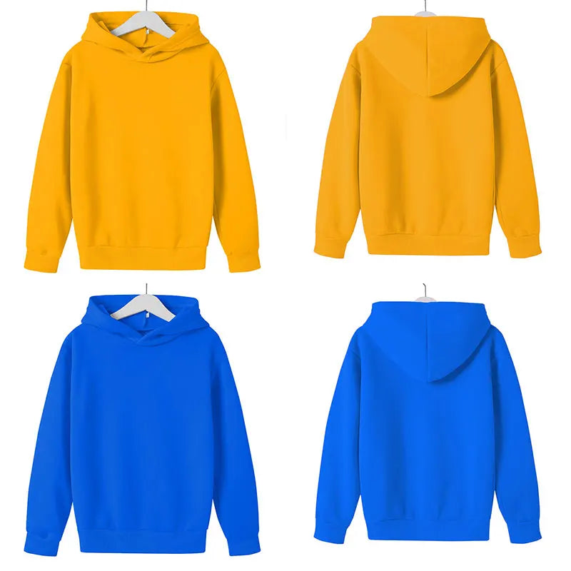 Kids Spring and Autumn Hoodie Men's and Women's Sports Set Casual Jogging Sports Top + Pants 2-12 Year Old Printed Card Letter