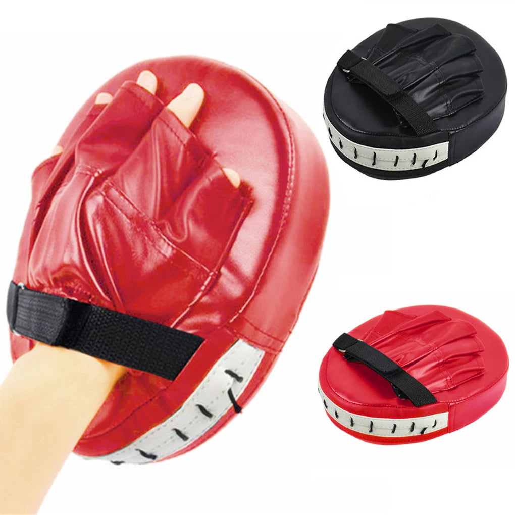 Kids Boxing Gloves Children Punch PU Leather Fitness Mitts Hitting Hand Protector Punch Target Bag MMA Training Sport Wristband