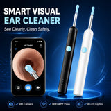 Smart Visual Ear Wax Remover with 1080P HD Camera, USB C Rechargeable Ear Cleaner, Waterproof Ear Scope Otoscope, Safe Ear Wax R