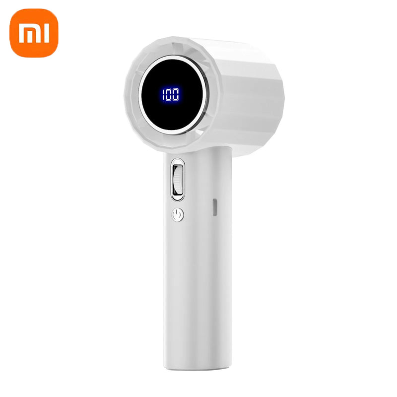 Xiaomi Handheld Portable Fan 100 Wind Speeds Adjustable Usb Charging Mini Outdoor Portable Turbo Long-lasting High Speed Fan