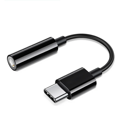Adaptador de auriculares HiFi USB tipo C a conector de 3,5 mm, cable de audio USB-C de 3,5 mm, convertidor para iPhone 15, Samsung Galaxy, Huawei y Xiaomi.
