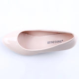 Shoes Ladies Pumps Medium Heel Nude Sexy High Heels Weeding Shoes Women Office Work White Pumps Party Shoes