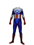 Halloween Adult  Captain Cosplay Costume Party Female Girls Woman Jumpsuits Superhero Zentai Bodysuit