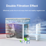 2025 New Portable Air Conditioner with Ultraviolet Germicidal Lamp USB Air Cooler Desktop Mini Cooling Fan